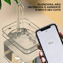 Fonte de Água Silenciosa com Filtro para Gatos - Patinha Feliz®