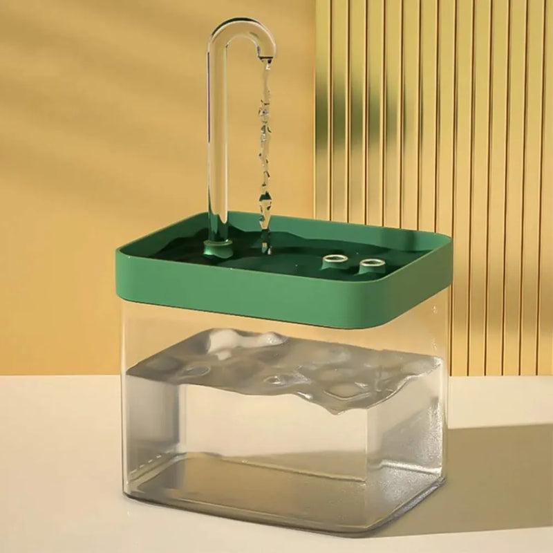 Fonte de Água Silenciosa com Filtro para Gatos - Patinha Feliz®