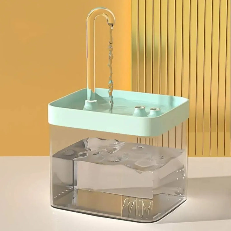 Fonte de Água Silenciosa com Filtro para Gatos - Patinha Feliz®