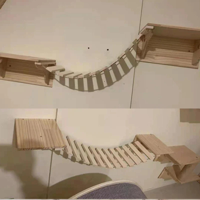 Ponte Escalada de Parede para Gatos - Patinha Feliz®