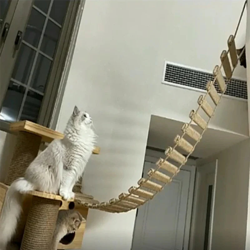 Ponte Escalada de Parede para Gatos - Patinha Feliz®