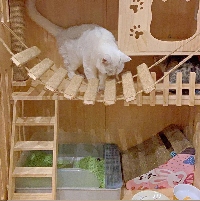 Ponte Escalada de Parede para Gatos - Patinha Feliz®