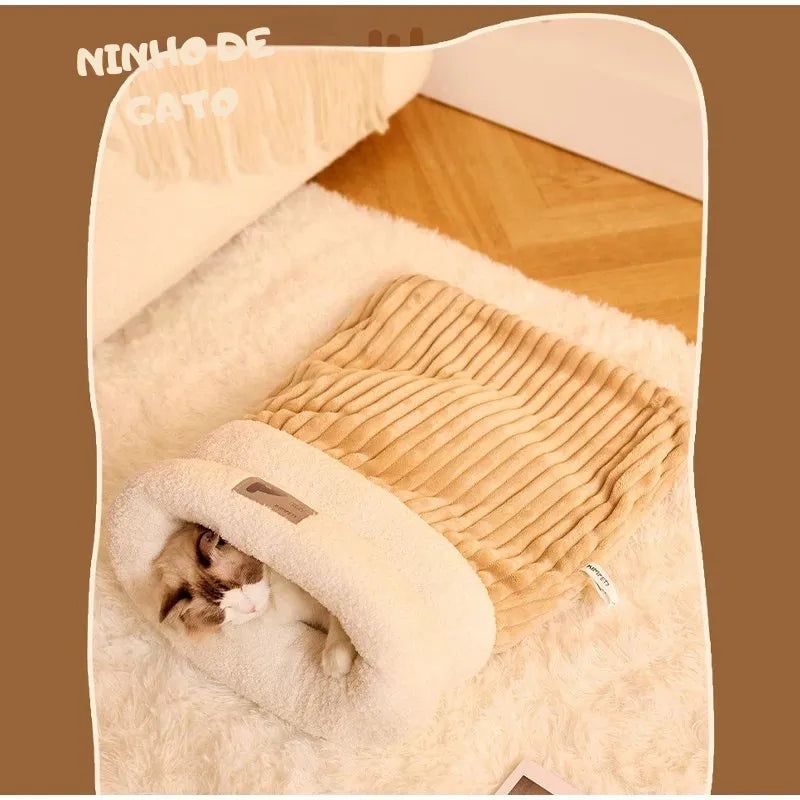 Saco de Dormir para Gatos - Patinha Feliz®
