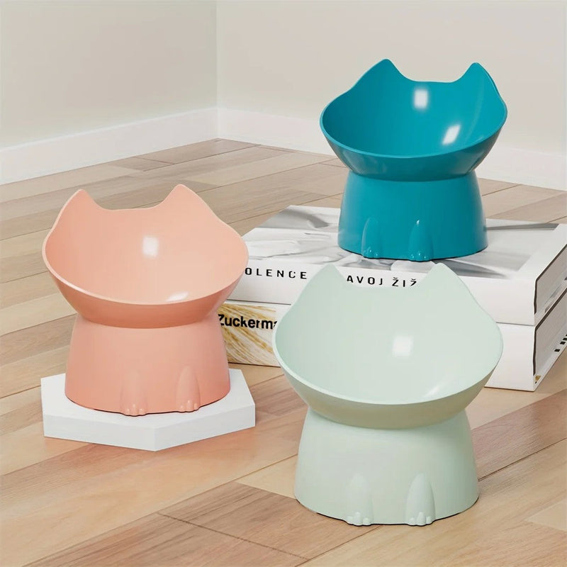 Tigela Elevada para Gatos – Patinha Feliz®
