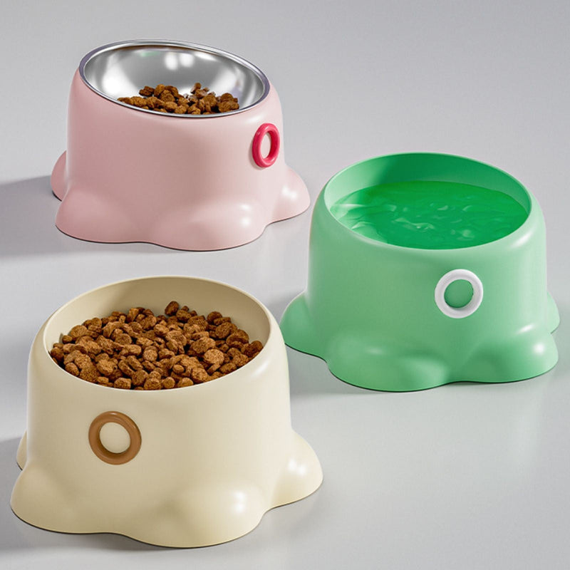 Tigela Macaron Polvo para Gatos e Animais de Estimação - Patinha Feliz®