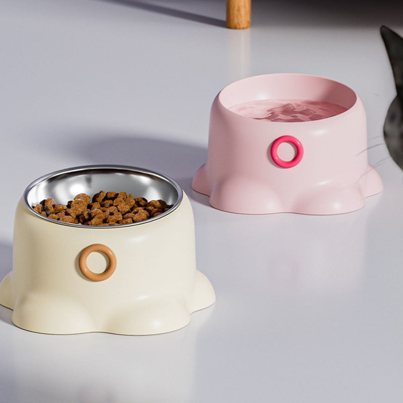 Tigela Macaron Polvo para Gatos e Animais de Estimação - Patinha Feliz®