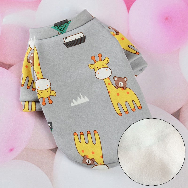 Casaco Estampado de Fibra – Patinha Feliz®