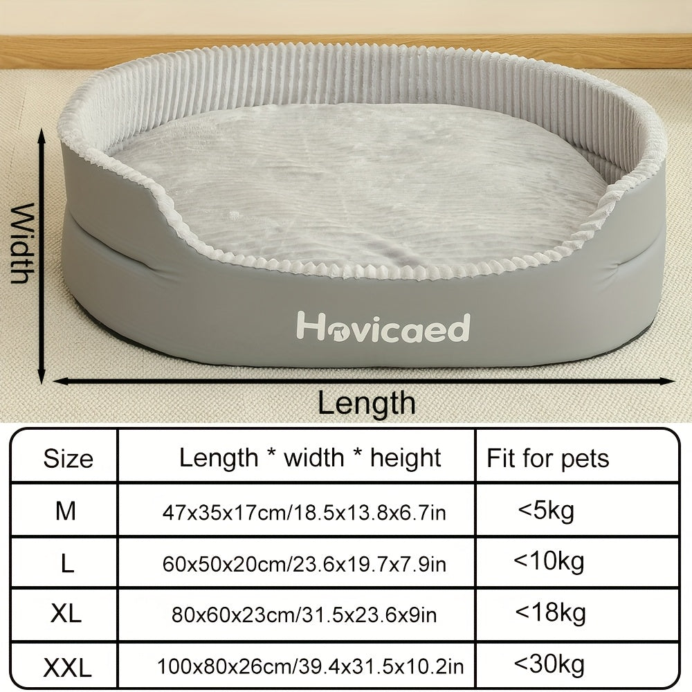 1pc Cama Grande para Ces Cama Confortvel para Animais de Estimao para Interiores com Almofada Lavvel e Fundo Antiderrapante Adequada para Ces Grandes Mdios e Pequenos Uso em Todas as Estaes