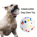 Brinquedo para Ces Indestrutvel  Bola de Borracha ETPU Resistente e No Txica Brinquedo Durvel para Ces Fortes Robusto e Seguro Adequado para Todas as Raas Flutua e Altamente Elstico Perfeito para Jogos de Recolher Brinquedos para Ces Roer