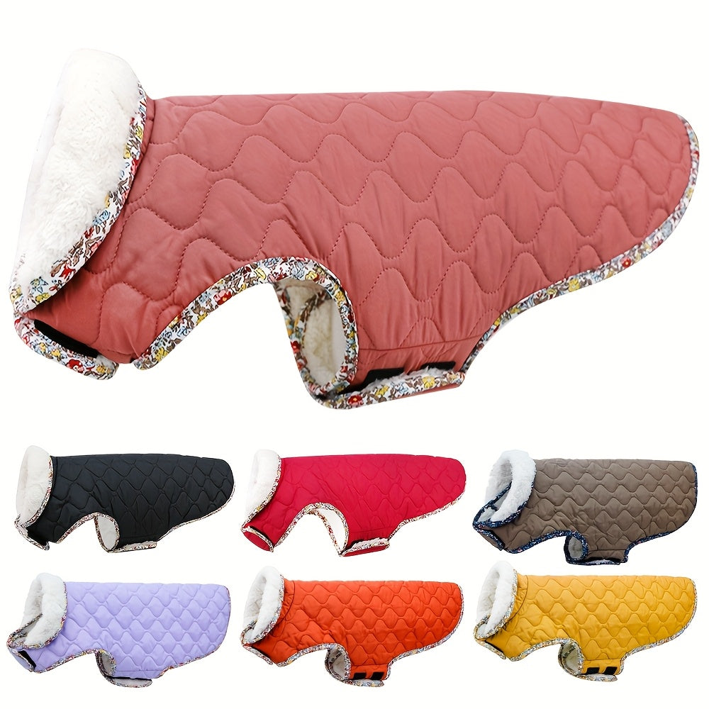 Casaco Quente de Inverno para Ces Casaco para Ces para Clima Frio Roupa Exterior Quente e  Prova de Vento para Animais de Estimao Fato de Neve Ajustvel para Ces Adequado para Ces Pequenos Mdios e Grandes
