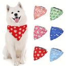 Bandana para Ces com Estampa de Desenho Animado e Coleira  Leno de Polister Verstil para Uso Interno e Externo