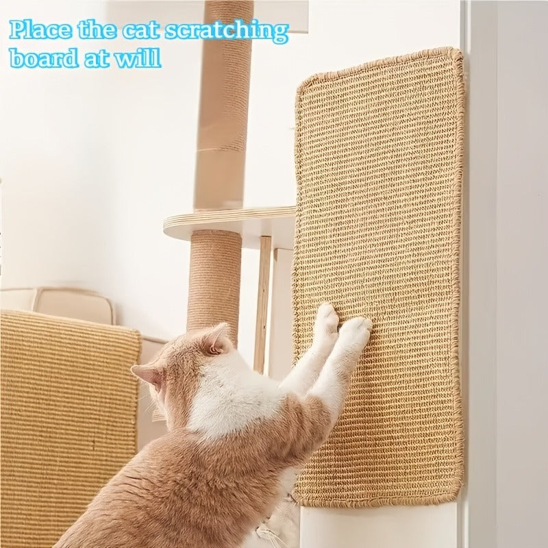 1 Poste de Arranhar Vertical Grande em Sisal para Gatos Fixao AntiPerda de Fios Estrutura de Exerccio Multicamadas Almofada de Arranhar e Descanso de Uso Duplo Proteo AntiArranhes para Sof Exerccio Dirio de Afiar as Unhas para Gatos Adi