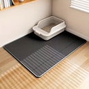 Tapete para Areia de Gato de Camada Dupla Material EVA   Prova de Odores Antiderrapante Design Fcil de Limpar Adequado para Gatos de Interior Gesto de Resduos de Animais de Estimao Durvel e Confortvel Acessrio Moderno para Animais de Estim