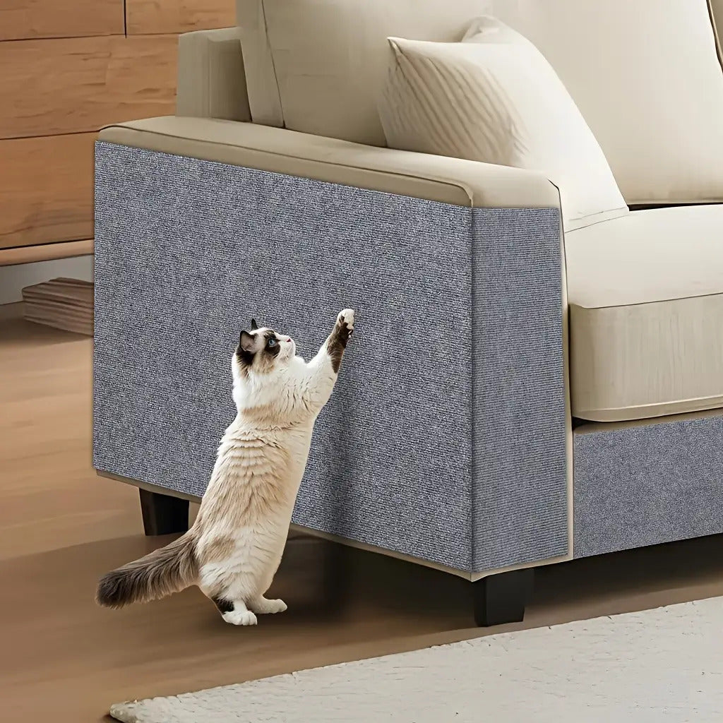 Tapete Autoadesivo para Arranhar Gatos  Superfcie Removvel Sem Resduos Resistente a Arranhes Design Durvel em Feltro de Polister Adequado para Gatos em Paredes e Mveis Gatos de Interior Moderno Arranhadores para Gatos de Interior Proteo de 