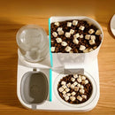 Bebedouro e Comedouro Automático 2 em 1 para Cães e Gatos | Patinha Feliz®